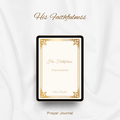 His Faithfulness Prayer Journal - Digital