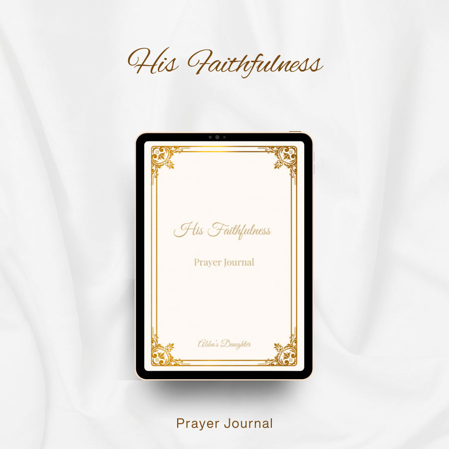 His Faithfulness Prayer Journal - Digital